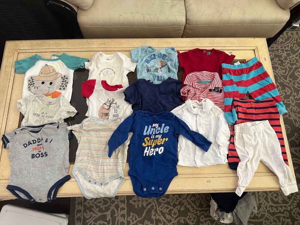 Baby Boy Clothes Bundle 6 Months - Cute Onesies & Outfits